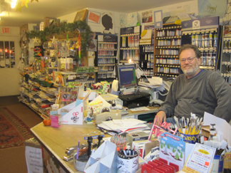 Doug Shippee in his Artist’s Shop in Rhinebeck, NY