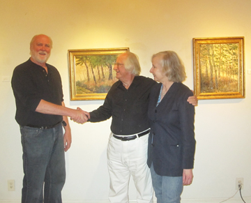 Patrick D. Milbourn, Raymond J. Steiner & Allison Milbourn at M Gallery