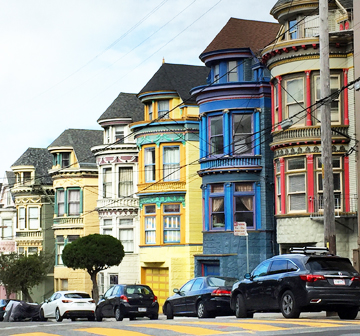 Painted Ladies, Victorian homes in San Francisco\