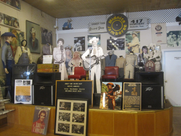 Midnight Jamboree stage in the Ernest Tubb record Shop