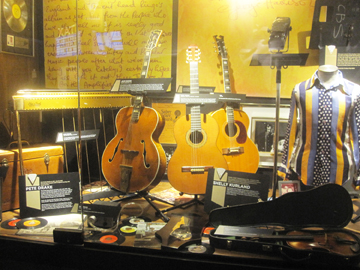 one of the displays at the Musicians Hall of Fame & Museum