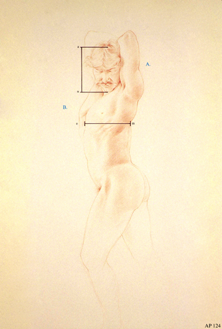 Anthony Panzera, AP 190, from The Leonardo Series, n.d, Sanguine pencil on buff paper, 