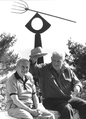 Alexander Calder and Juan Miro