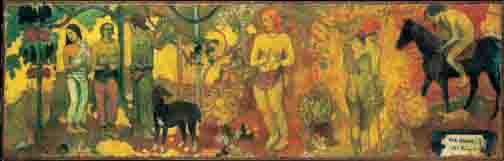Faa Iheihe oil on canvas by Paul Gauguin
