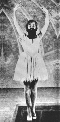 in the 1924 film Entr’acte, part of the ballet Relâche 