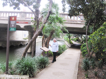 Cornelia Seckel along the River Walk