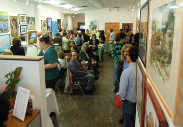 Opening Reception for the 81st Annual Juried Open Exhibition at the National Art League in Douglaston, NY. 