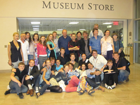 Mikhail Baryshnikov and Russian dancers and actors