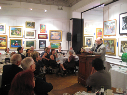 Pastel Society of America Awards dinner and tribute to Flora Giffuni at the National Arts Club, NYC