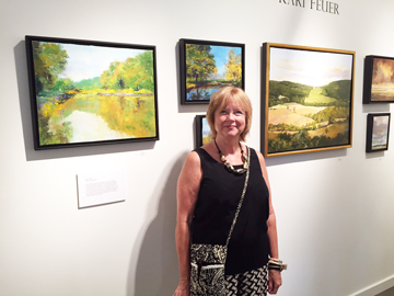 Nina Isabelle, Charlotte Tusch Scherer and Sheri Ponzi at the Star House Gallery