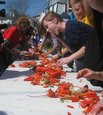 Lobster eating contest