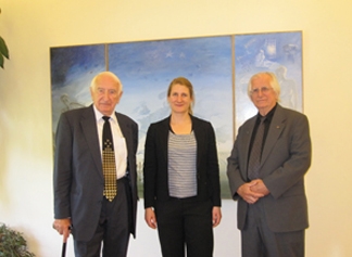 Heinrich J. Jarczyk, Alexandra Marquetant, Raymond J. Steiner at Haus Schlesian