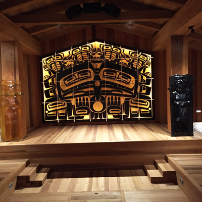 Clan House inside Sealaska Museum