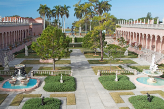 Ringling Art Museum inner courtyard