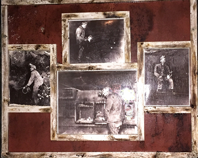 Photograph of Miners working at AJ (Alaska Juneau) Gastineau mine