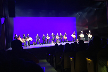 Che Malambo curtain call at the Ted Shawn Theatre at Jacob's Pillow, Becket, MA