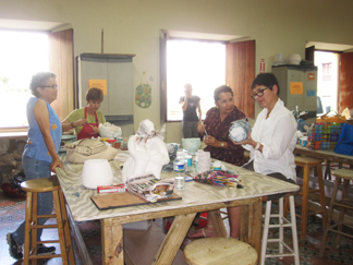 class at the league of art students in San Juan PR