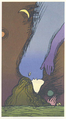 "The Dream.", silkscreen  by Kiyoshi Awazu 