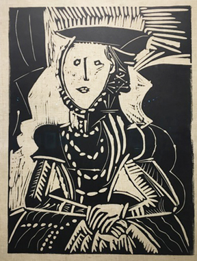 Piccaso Woodcut