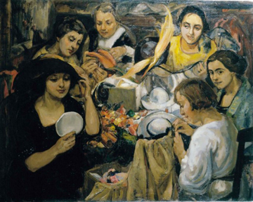 Theresa Bernstein “The Milliners”, 1917. 