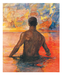 Cover illustration for The Old African, Jerry Pinkney, 2005