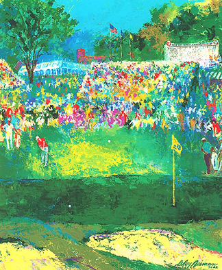 LeRoy Neiman Bethpage Black Course US Open 2002