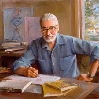 Portrait of Theodore Geisel ("Dr. Seuss"), Everett Raymond Kinstler, 1982.