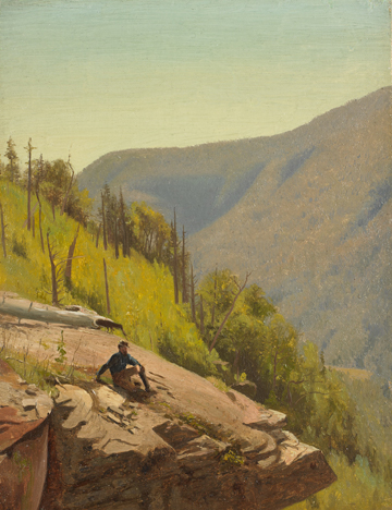 “Summer Hills”, Kauterskill Clove, 1867  Oil on canvas laid down on board . Collection of the Birmingham Museum of Art; Museum purchase with funds provided by the Friends of American Art 