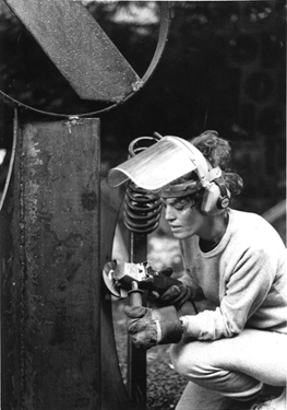 1980s Dina Welding—Courtesy of the Dina Wind Art Foundation 