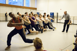 Julliard Studens rehearsing Les Noces