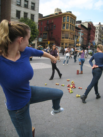 OnSite NYC Event: Union Square, Migliorelli Farm Apples (Photographer, Alexandria Johnson)