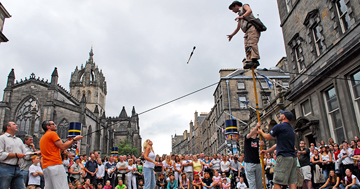 Street Performers at 2017 Edinburgh Fringe