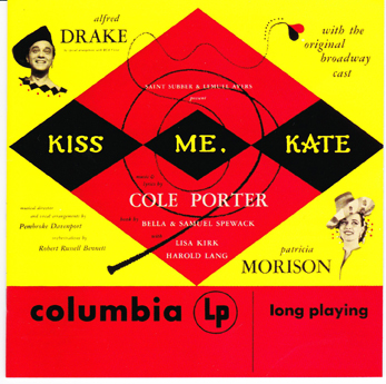 Kiss me Kate lp jacket cover