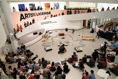 Tarek Atoui: Organ Within, Solomon R. Guggenheim Museum, New York, June 27, 2019.  Performer: C. Spencer Yeh. 