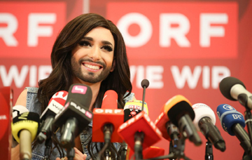 Conchita Wurst winner of the 2014 Eurovision Song Contest