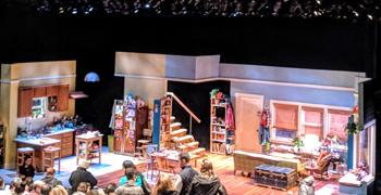 The stage set of Tiny, Beautiful Things