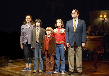 “Fun Home” (original cast), starring Sydney Lucas and Michael Cerveris. Photo by Joan Marcus. 